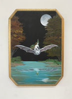 Autumnal Night Flight - painting