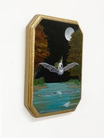 Autumnal Night Flight - painting