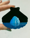 Cold Light Iceberg - Painting