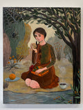 Her Place Near The River ~ Painting