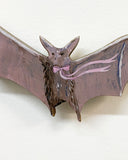 Pink Bow Bat #2 - painting