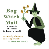 Missing Bog Witch Letters with Stickers