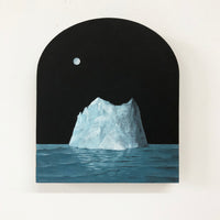 Secret Moon Iceberg #1 - Painting