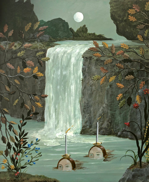 The Last and Saddest Swim of Summer - Print