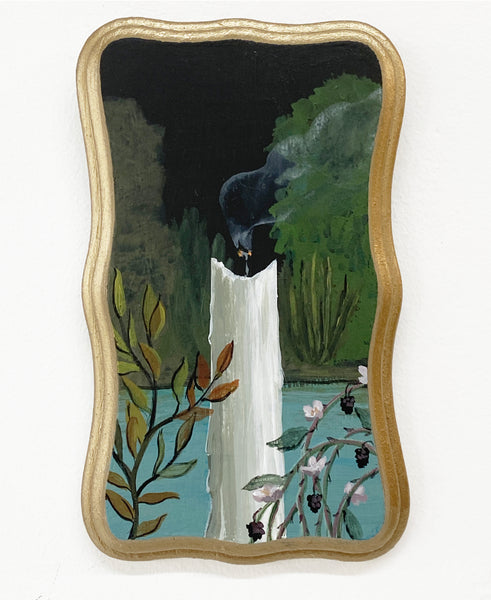 Turning Leaves & Blackberries - painting