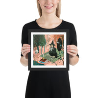 Talking to the Moon - Framed print