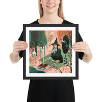 Talking to the Moon - Framed print