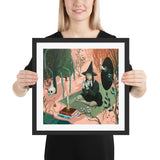 Talking to the Moon - Framed print