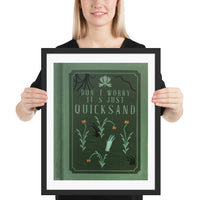 Quicksand - Framed print