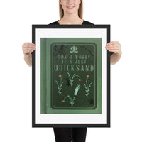 Quicksand - Framed print