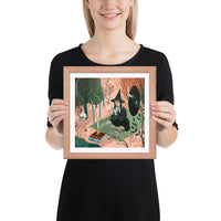 Talking to the Moon - Framed print