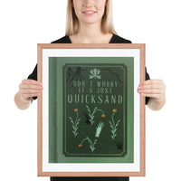 Quicksand - Framed print