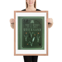 Quicksand - Framed print