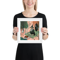 Talking to the Moon - Framed print