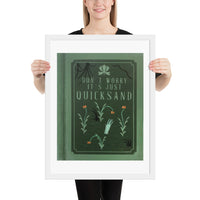 Quicksand - Framed print