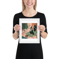 Talking to the Moon - Framed print