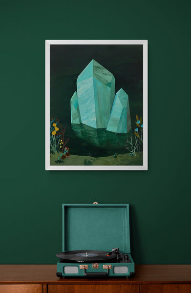 Crystal Bay - Framed print