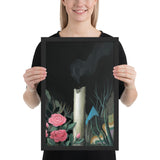 Candle in the Rose Garden - Framed print
