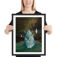Caught on a Wind from a Parallel Dimension - Framed print