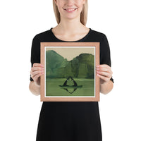 Remote in a Boat - Framed print