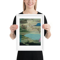Flat Lake - Framed Print