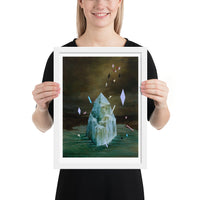 Caught on a Wind from a Parallel Dimension - Framed print