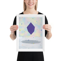 Escape to Grey Lake - Framed print