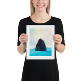 Black Iceberg - Framed Print
