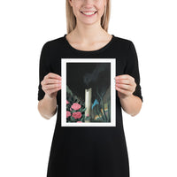 Candle In The Rose Garden - print (unframed)
