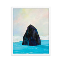 Black Iceberg - Framed Print