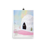 Lady of the Pink Lake - Print (unframed)